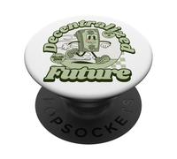 Decentralized Future Crypto Up Dollar down DeFi PopSockets PopGrip Adesivo
