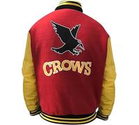 Decenzaa The Crow Jacket - Giacca Varsity rossa e gialla, Rosso e giallo., XL