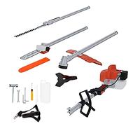 Decespugliatore 4 in 1 Multifunzione A Scoppio Benzina 52 cc Troncarami Motosega Tagliabordi Tagliasiepi Per Uso Professionale Domestico Potatura Abbattimento Giardinaggio Fai Da Te