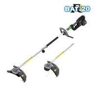 Decespugliatore a batteria 2 batterie 20V 4ah taglio 230mm con cinghia
