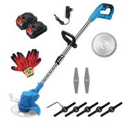 Decespugliatore a Batteria 2 Batterie 48V - Tagliaerba 8 Accessori 800W