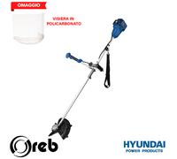 DECESPUGLIATORE TAGLIAERBA TOSAERBA CON MANUBRIO A BATTERIA HYUNDAI