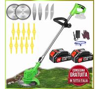 Decespugliatore a Batteria tagliaerba a batteria tagliabordi a batteria x3 lame