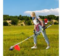 Decespugliatore a benzina 4 in 1 52cc 2 tempi Zaino a gas Tosaerba Tagliasiepi con sistema di accensione CDI Decespugliatore a corsa