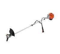 Decespugliatore a benzina, 43 CC, multiuso, 1,25 KW, 6500 giri/min, decespugliatore a 2 tempi, con 3 testine di taglio, professionale, con dispositivo di protezione, tracolla per la rimozione