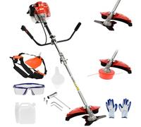 Decespugliatore a benzina a 2 tempi, decespugliatore da giardino, decespugliatore 2 in 1, zaino per decespugliatore a benzina
