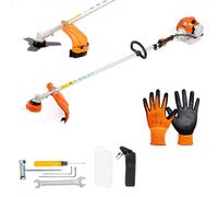 Decespugliatore a scoppio 52 cc con doppio disco kit accessori incluso