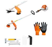 Decespugliatore a scoppio 52 cc con doppio disco kit accessori incluso