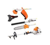 Decespugliatore a Scoppio 4 in 1 con Tagliasiepi, Motosega e Troncarami 52cc