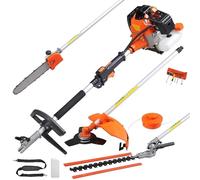 DECESPUGLIATORE A SCOPPIO 4 IN 1 TAGLIARAMI TAGLIAERBA TAGLIASIEPI POTATORE 52CC