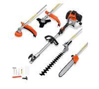 Decespugliatore a scoppio 4 in 1 tagliasiepi troncarami e motosega 52cc 2 tempi