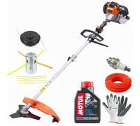 Decespugliatore a scoppio 43 cc tagliabordi bordatore filo lama LG-MOTORS