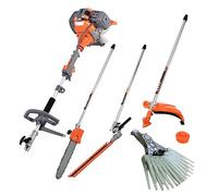 DECESPUGLIATORE A SCOPPIO 52 CC 5 IN1 MOTOSEGA PETTINE ABBACCHIATORE SCUOTIOLIVE