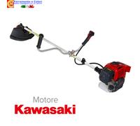 KAWASAKI Decespugliatore a Scoppio cc 53.2 motore Kawasaki Tubo 28 mm Attacco M10x1.25 Testina Automatica - TJ 53 ECM