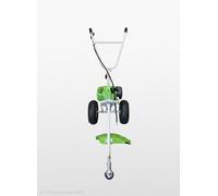 Decespugliatore a Scoppio su Ruote 52cc - 3.2 HP | Tagliaerba a Carrello con...