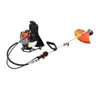 Decespugliatore a zaino 52 cc 1,45 kW con motore a 2 tempi, decespugliatore per la cura del giardino, con taglierina in nylon e copertura protettiva