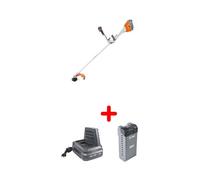 Decespugliatore batteria OLEOMAC BCi530T 56V impugnatura manubrio d.taglio 39mm - Configurazioni: Macchina + batteria + caricabatteria