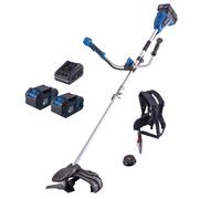 Decespugliatore bc-bch380/40-x 2x20v 2 batterie doppio caricatore ixes Scheppach