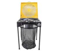 Decespugliatore elettrico, 45,7 cm, 3 velocità regolabile con motore da 60 W e grande borsa di raccolta per piante e fiori, facile da usare ed efficiente