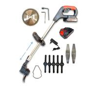 MDS Decespugliatore elettrico a batteria litio 21V Tagliaerba Tagliabordi Rasaerba