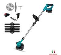 DECESPUGLIATORE ELETTRICO A BATTERIA 68V TAGLIAERBA TAGLIABORDI CON ACCESSORI