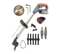 Decespugliatore Elettrico a Batteria Litio 21V Tagliaerba Tagliabordi Rasaerba