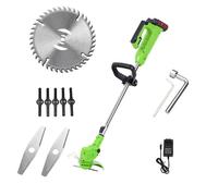 Decespugliatore Elettrico A Batteria Litio 24v Tagliaerba Tagliabordi Portatile