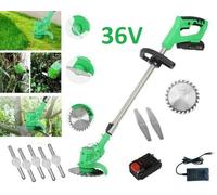 DECESPUGLIATORE ELETTRICO A BATTERIA LITIO 36V TAGLIAERBA TAGLIABORDI RASAERBA
