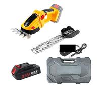 Decespugliatore elettrico, Tagliasiepi Elettrico Senza Fili Per Prato Portatile Per Cortile, Giardino, Cura, Batteria Da 21 V per la cura del prato, controllo delle erbacce(1 Battery)