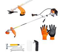 Decespugliatore Motore A Scoppio 52cc Con Manico Ad Arco 2 Tempi Multifunzione