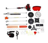 Decespugliatore multifunzione 10 in 1 con motore a due tempi da 52 cc per prato da giardino