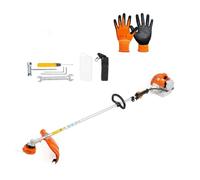 Decespugliatore Multifunzione 52cc a Scoppio Tagliabordi e Rasaerba con Motore 2 Tempi a Benzina, Tagliaerba Professionale per Giardino, Sfoltire Erba e Rovi
