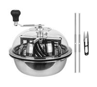Decespugliatore portatile con lame in acciaio inox e manico antiscivolo per una raccolta efficiente delle piante