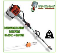 Decespugliatore potatore serra motoserra 25cc con motore a scoppio 2t divisibile