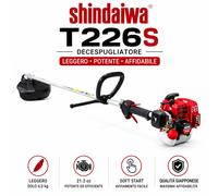 SHINDAIWA T252 DECESPUGLIATORE LEGGERO E POTENTE MADE IN JAPAN 1,2 CV