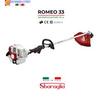 Decespugliatore Tagliabordi a Scoppio 32.6 cc Benzina SBARAGLIA Motore 2 Tempi