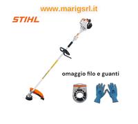 Decespugliatore tagliabordi FS 55 R STIHL peso 4,4 kg accensione ElastoStart