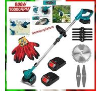 Decespugliatore Tagliabordi Tagliaerba a Batteria , 2 Batterie 48V , 800W