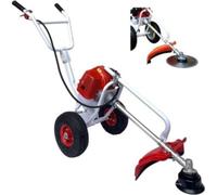 Decespugliatore/Tagliaerba/Rasaeraba a scoppio 63cc 2 tempi con ruote carrellato
