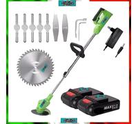 Decespugliatore Tagliaerba Tagliabordi a Batteria - 2 Batterie 48V 8 Accessori