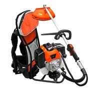 Decespugliatore zaino a scoppio 2 tempi 52 cc con doppio disco e kit accessori