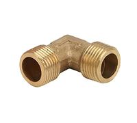 Gomito per Compressore D'aria,Tubo Ad Angolo Retto per Tubo Compressore Aria,Poco Attrito Raccordo per Tubo Ad Angolo Retto Raccordi per Compressore D'aria a Gomito/Pompa Di Ritegno in Ottone G3/8