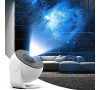 Dechoga Proiettore di stelle della galassia, proiettore di luce del planetario, luce notturna con 12 dischi, immagine HD con sistema solare costellazione luna per bambini adulti camera da letto