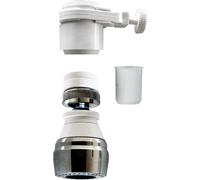 DecHome Aeratore a Snodo Corto Con Fascetta 2 Getti 303470010