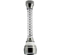 DecHome Aeratore a Snodo Flessibile Bimateriale Lungo 2 Getti 3034725