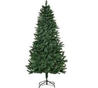 DecHome Albero di Natale Artificiale Pieghevole Base Rimovibile 180cm Verde