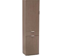 DecHome Armadio 2 Ante e 1 Cassetto in Legno Truciolare cm 45x38x174 h colore Rovere - MR805051