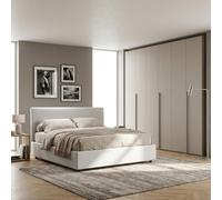 DecHome - Armadio Camera da Letto, Guardaroba con 6 Ante Battenti, Asta Appendiabiti, 276x60.3x250 cm Olmo Ossido