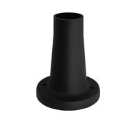 DecHome Base per Lampione Globo Abs Nero H.cm 18