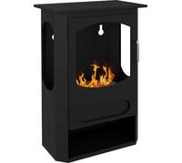 DecHome Camino a Bioetanolo Autoportante Bruciatore da 1.2L Nero 110BKS386
